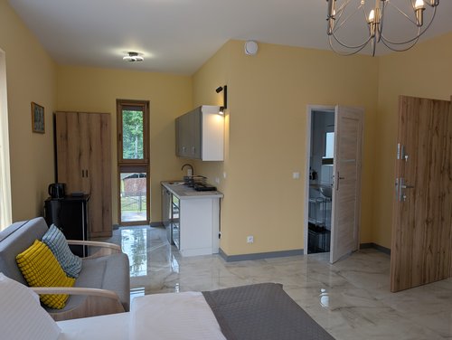 Salon w apartamencie 2-osobowym
