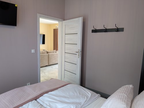 Sypialnia w apartamencie 4-osobowym